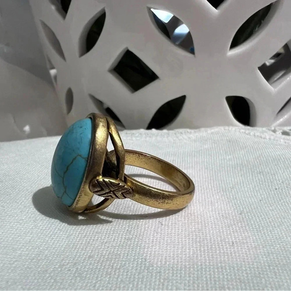 Silpada  K&R Collection Turquoise&Brass Ring - Picture 8 of 8